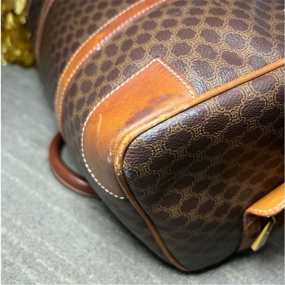 Vintage GUC Celine Macadam Monogram Boston & Pouch Set - Picture 7 of 15